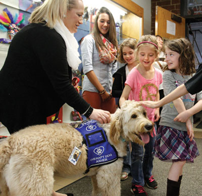 R.E.A.D Therapy Dog Asher in MS